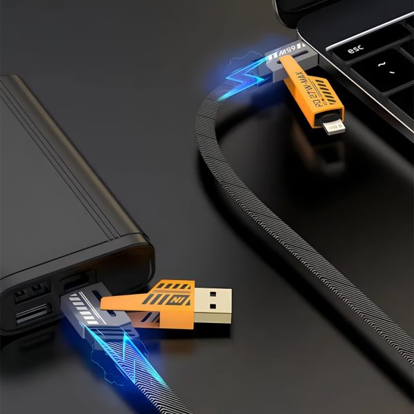 4 in 1 Multi Charger Cable | 65W Fast Charging