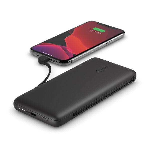 Belkin 10K USB-C Power Bank with Integrated Cables