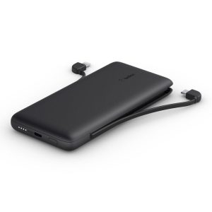 Belkin 10K USB-C Power Bank with Integrated Cables